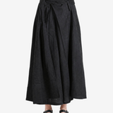 YOHJI YAMAMOTO - Women Layered Pleates Skirt