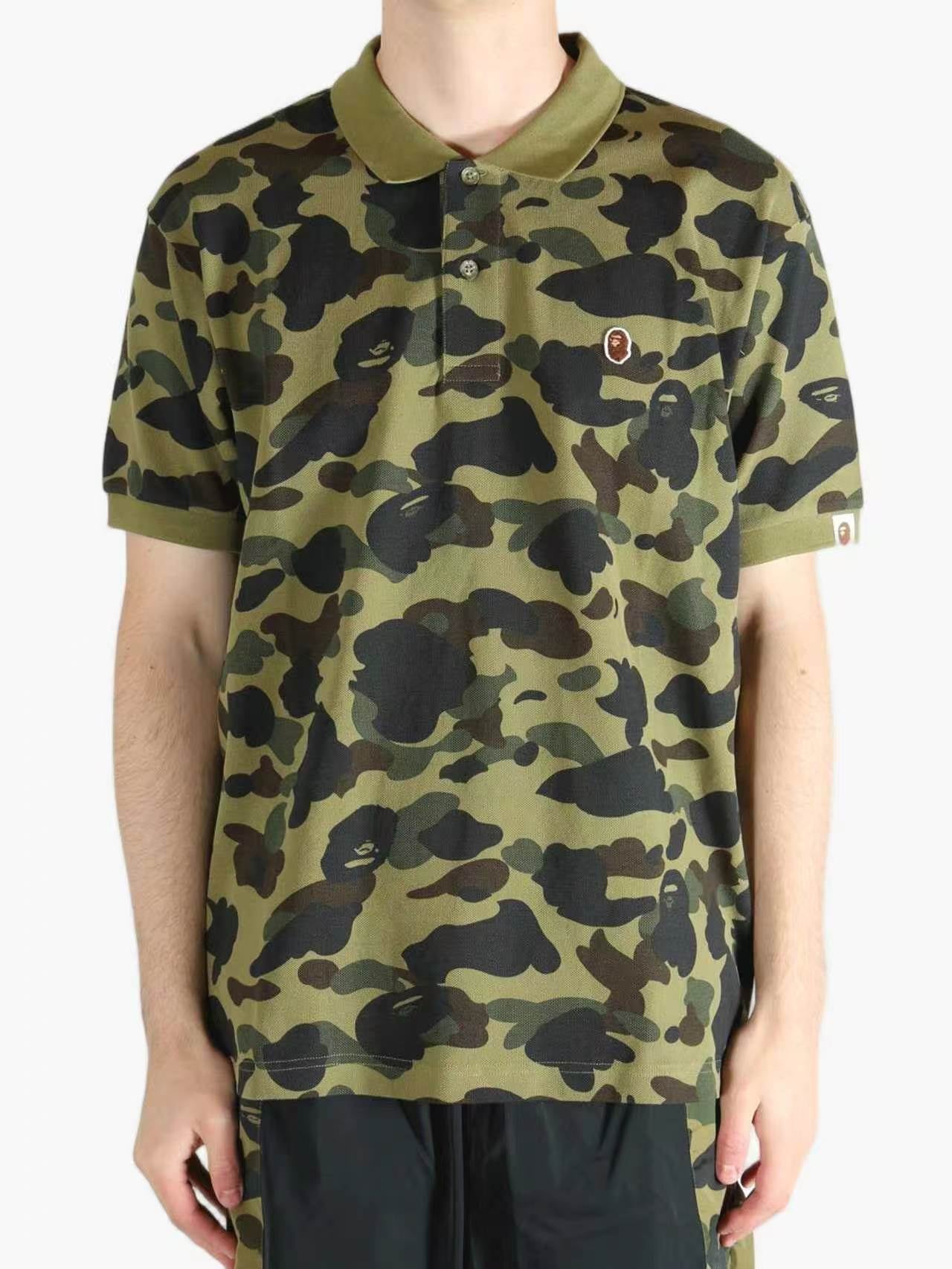 Green shirt worn by a person, showing the shit fit