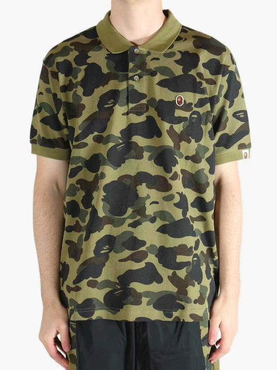Green shirt worn by a person, showing the shit fit