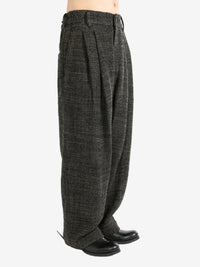 ZIGGY CHEN - Men Drop Crotch Wide-Leg Trousers