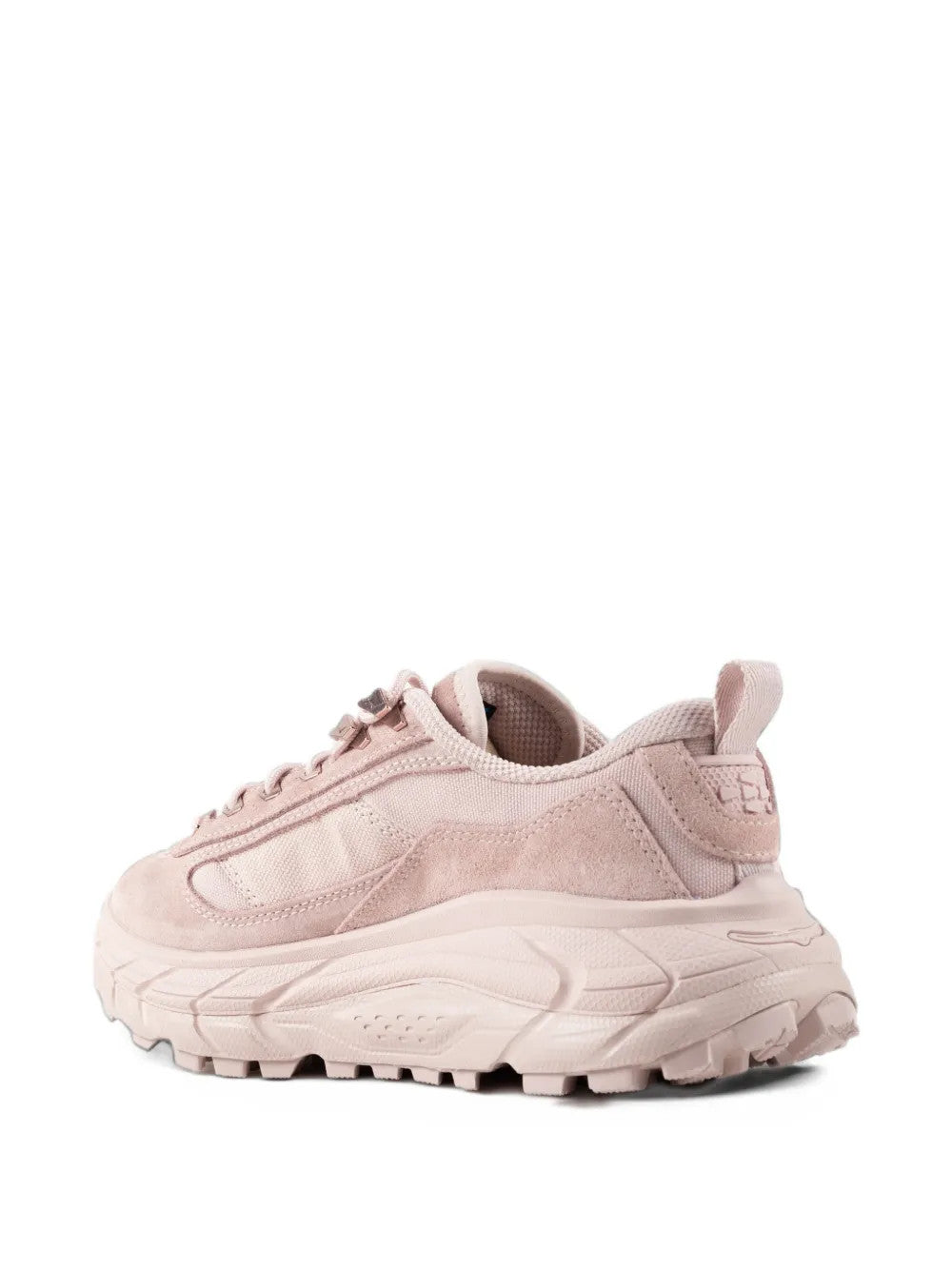 Pink shoes, side view