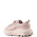 Pink shoes, side view
