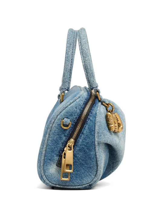 Blue bag, side view