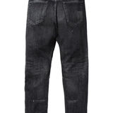 Black pants, back view