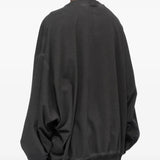 Black t-shirt, full body view