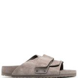 Grey sandals, side view