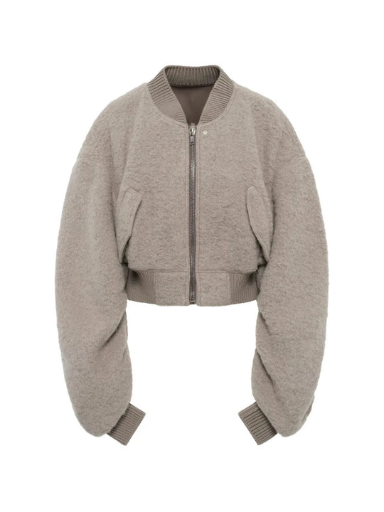 Grey jacket, front view