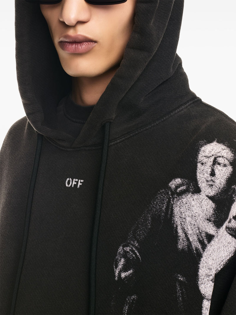 OFF-WHITE - Men Blurred Mary Skate Hoodie