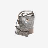 Grey bag, front view