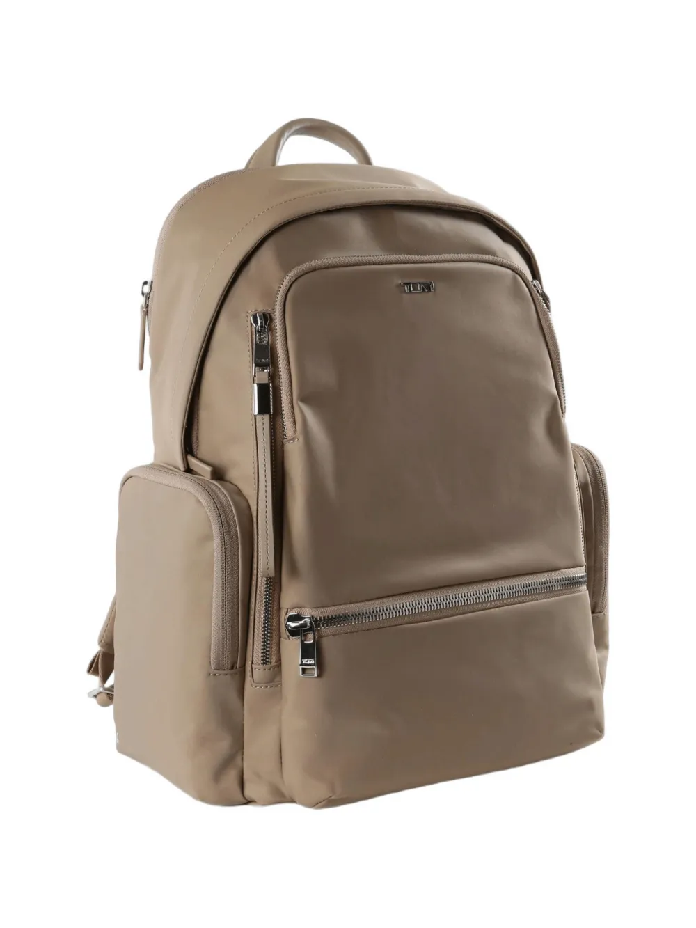 Tan bag, front view