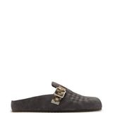 Blue mules, front view