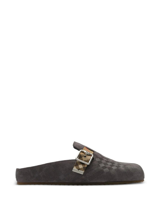Blue mules, front view