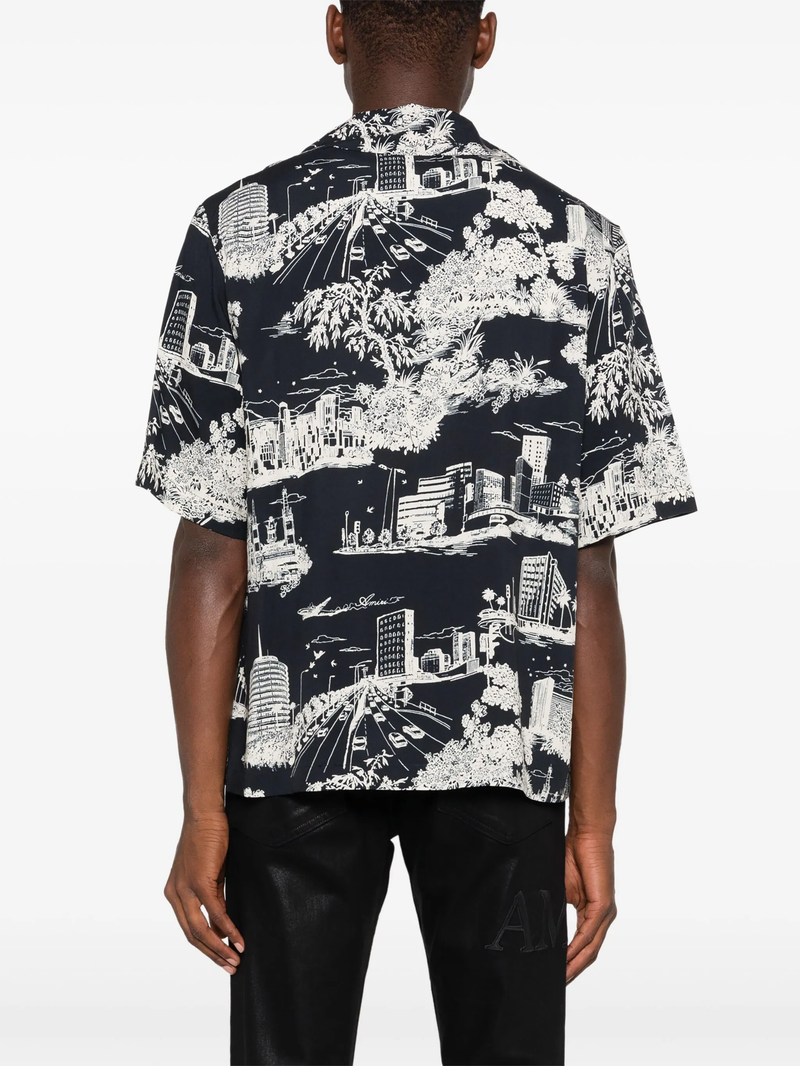 AMIRI - Men LA Landmark Camp Shirt