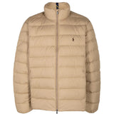 Tan jacket, front view