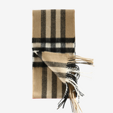 Tan scarf, front view