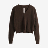 Brown knitwear, front view