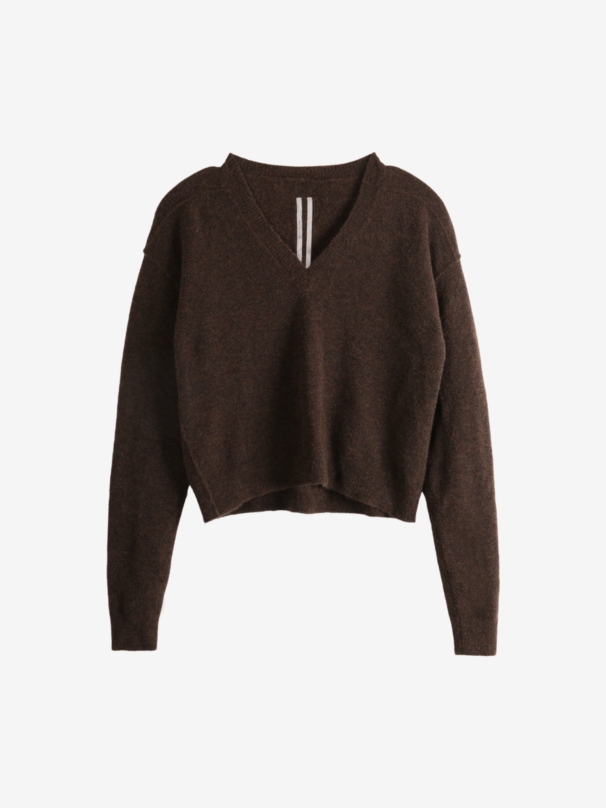 Brown knitwear, front view