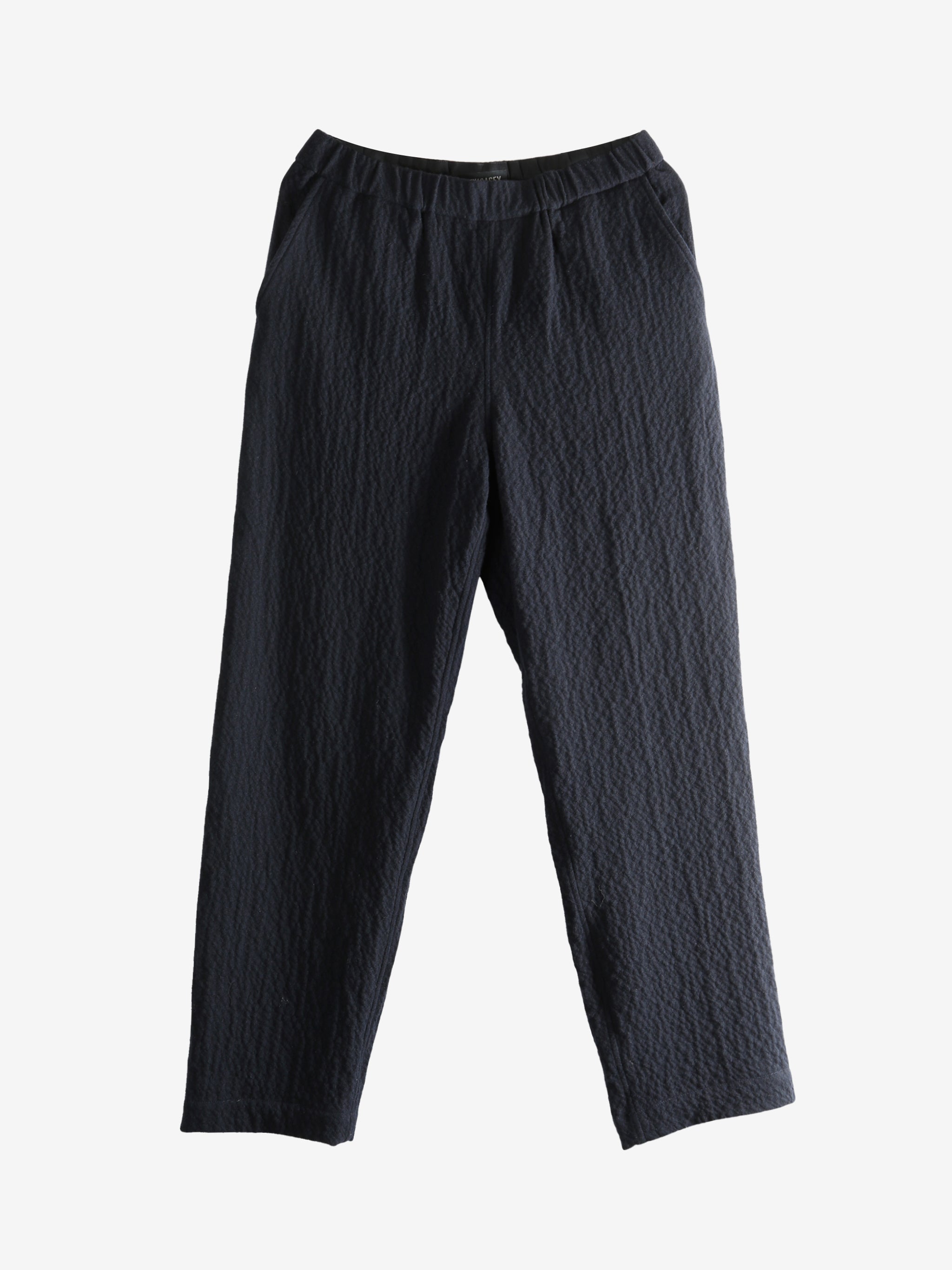 Navy pants, front view