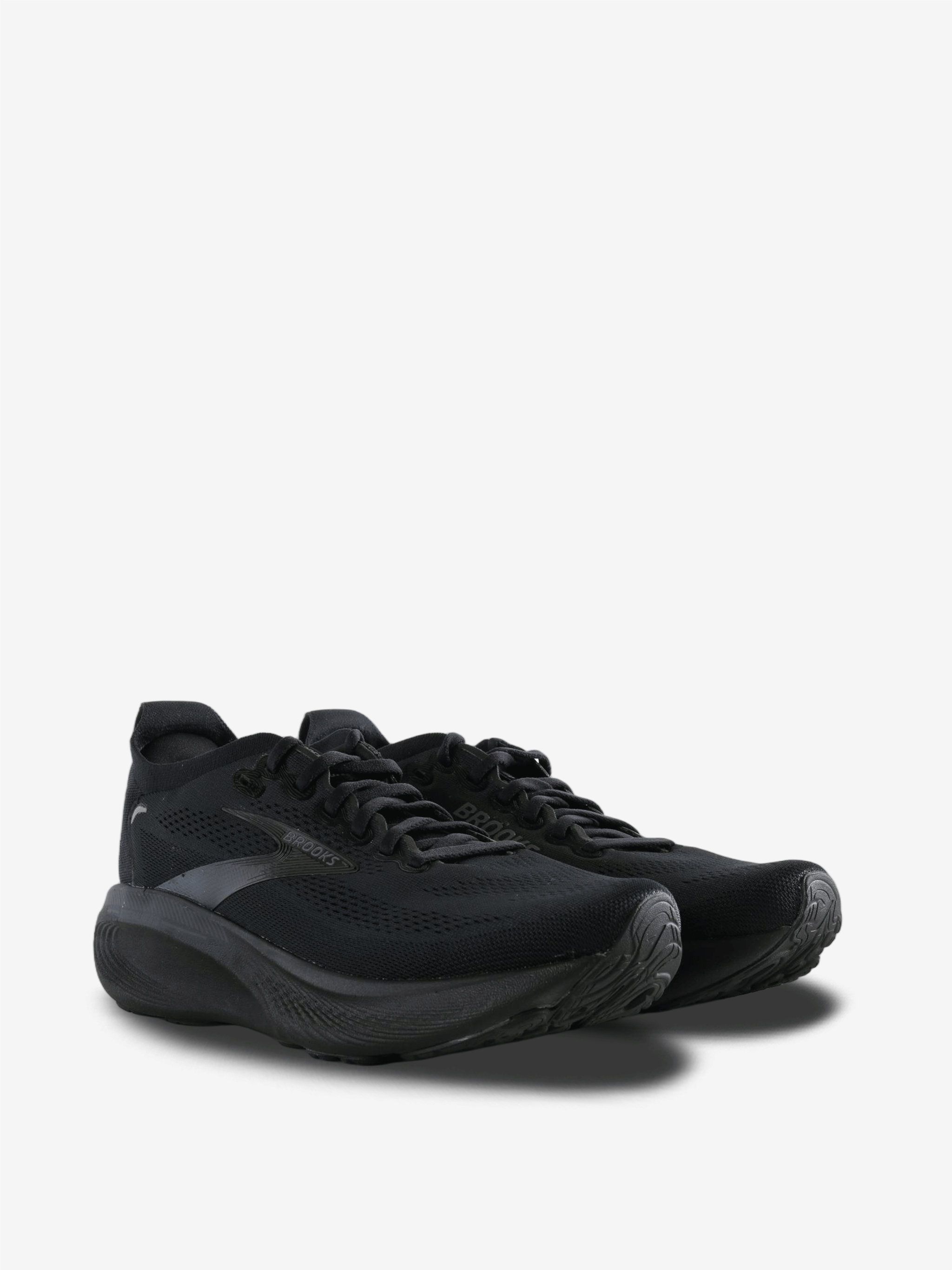 Black shoes, front view
