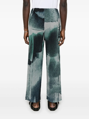 HOMME PLISSE ISSEY MIYAKE - Men Wind Walk Abstract Art Pant