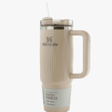 Tan product, front view