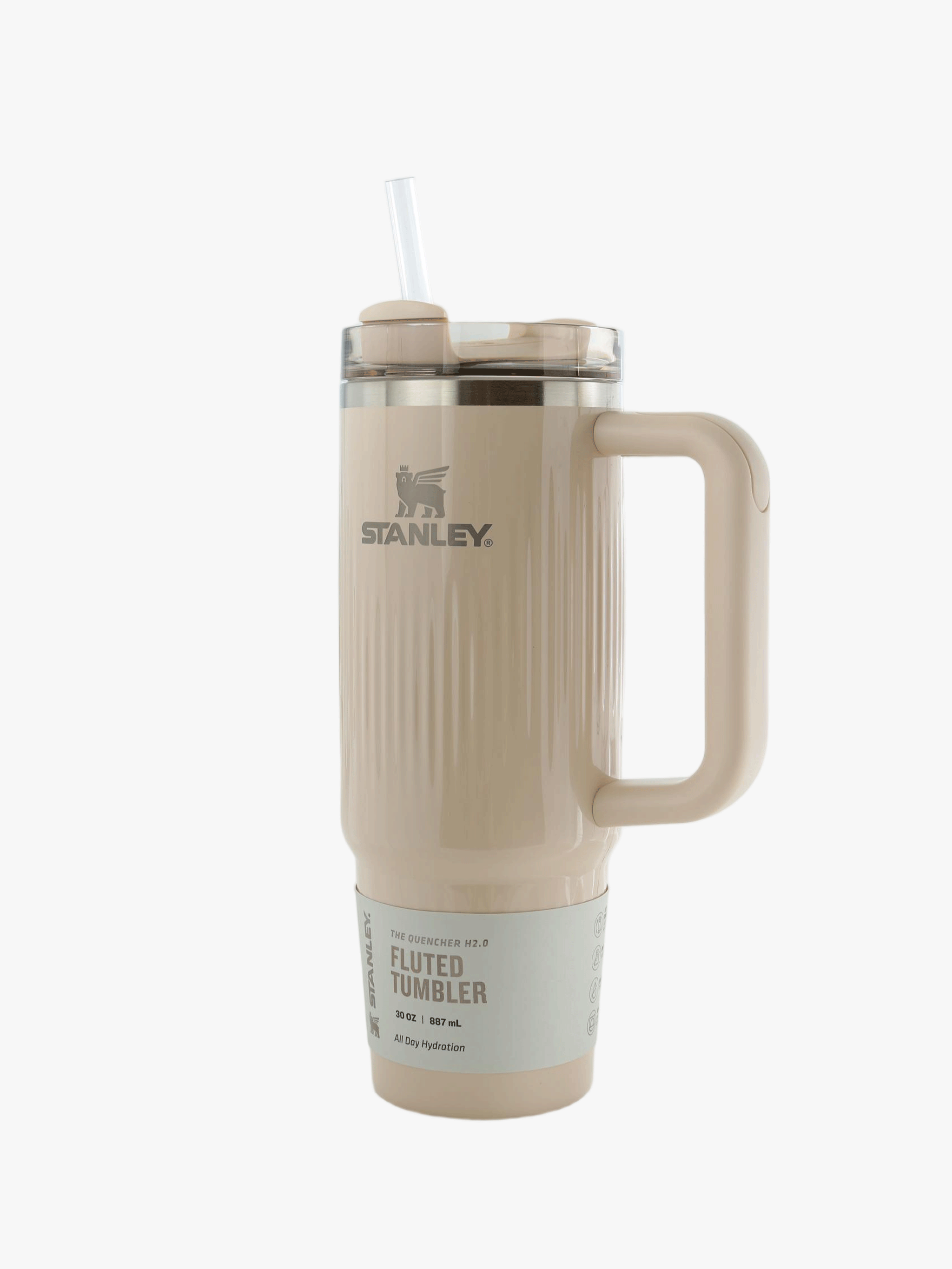 Tan product, front view