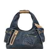 blue  bags,front  view