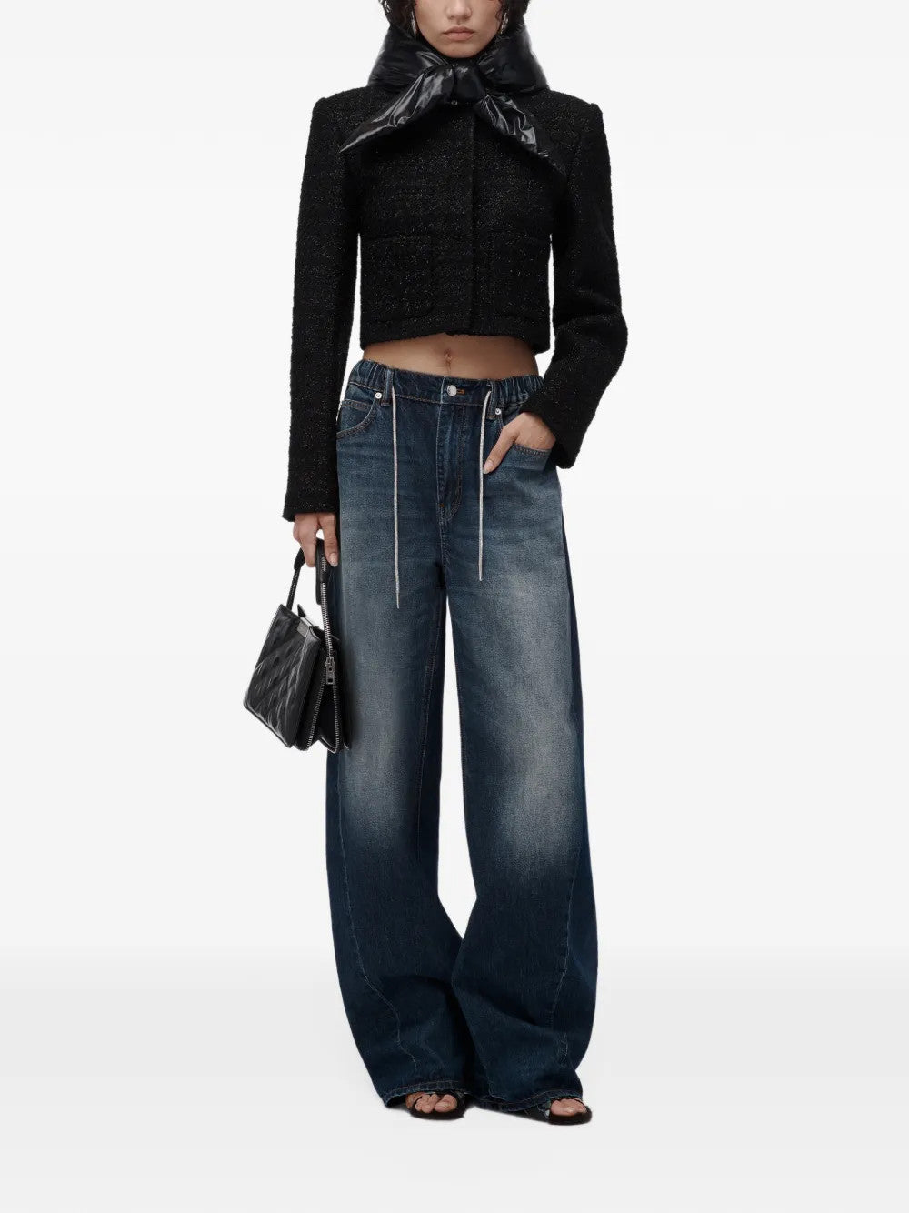 Blue jeans, front view