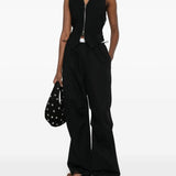 Black pants, full body view