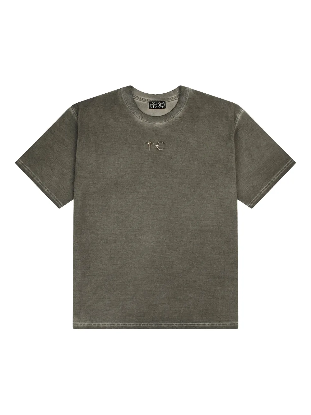 Grey t-shirt,front view