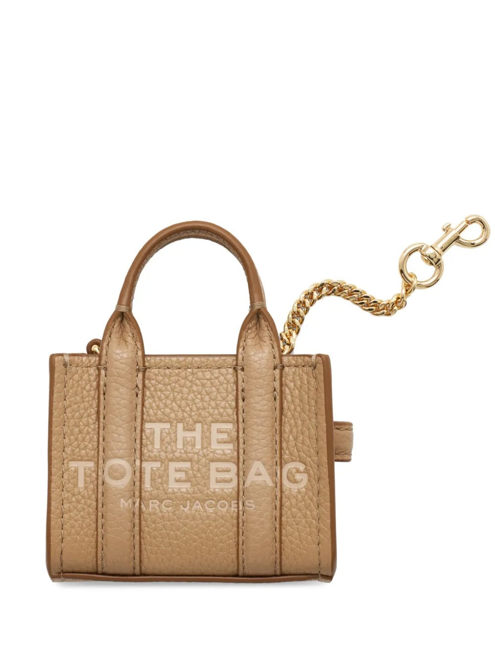 Tan bag, front view