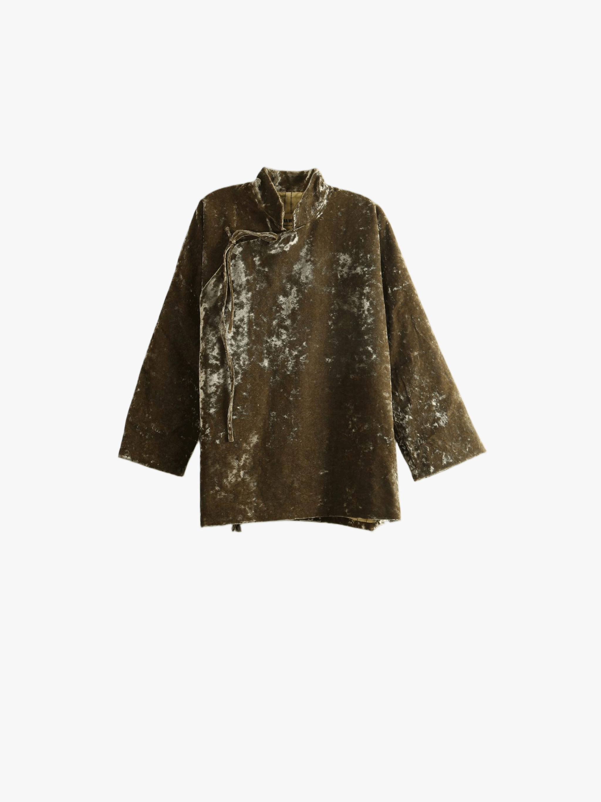 Green jacket, front view