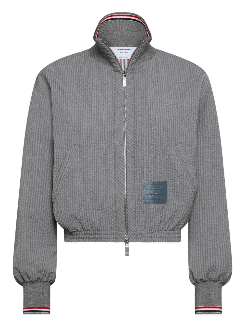 Grey jacket, front view