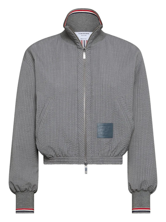 Grey jacket, front view