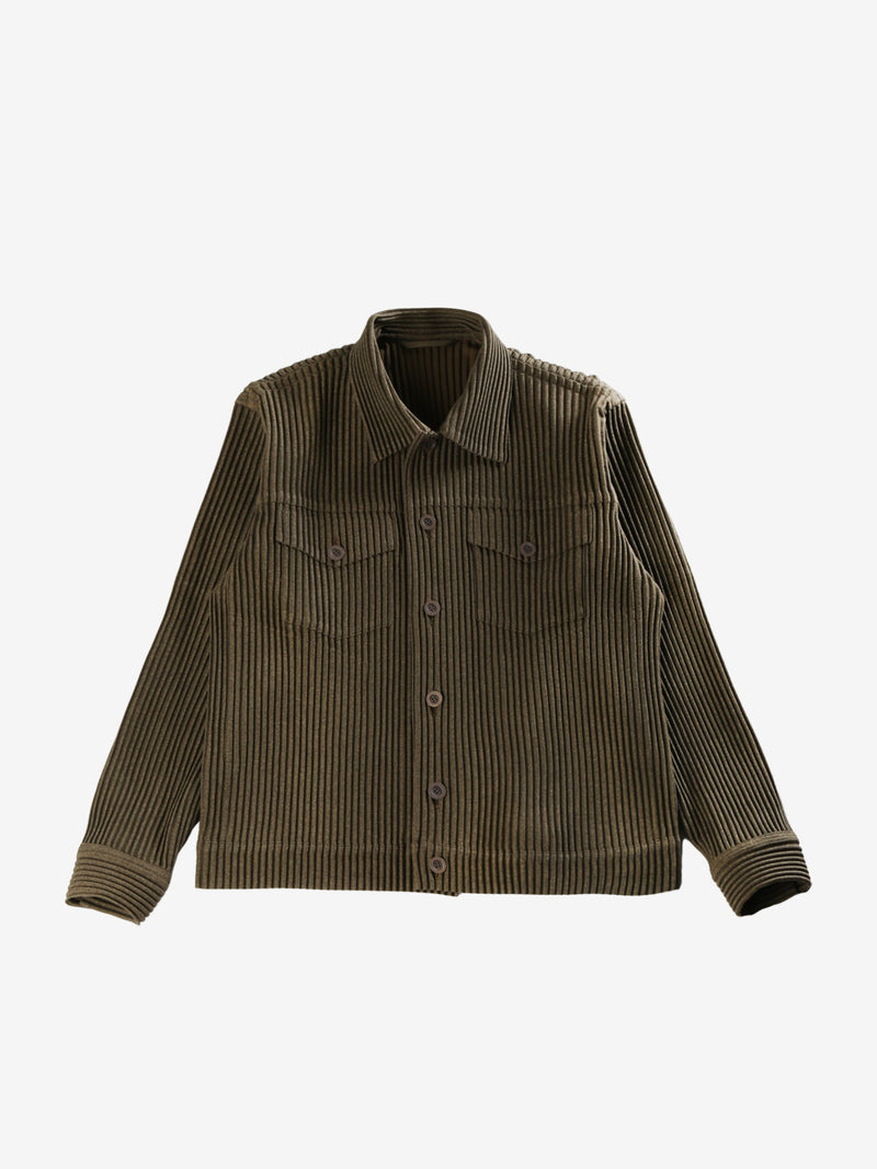 HOMME PLISSE ISSEY MIYAKE - Men Wool Like Light Jacket