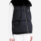 Black jacket worn by a person, showing the jacket fit