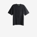 Black t-shirt, front view