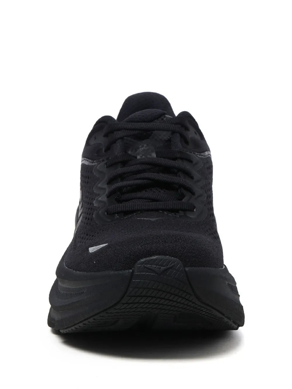 Black sneakers,front view