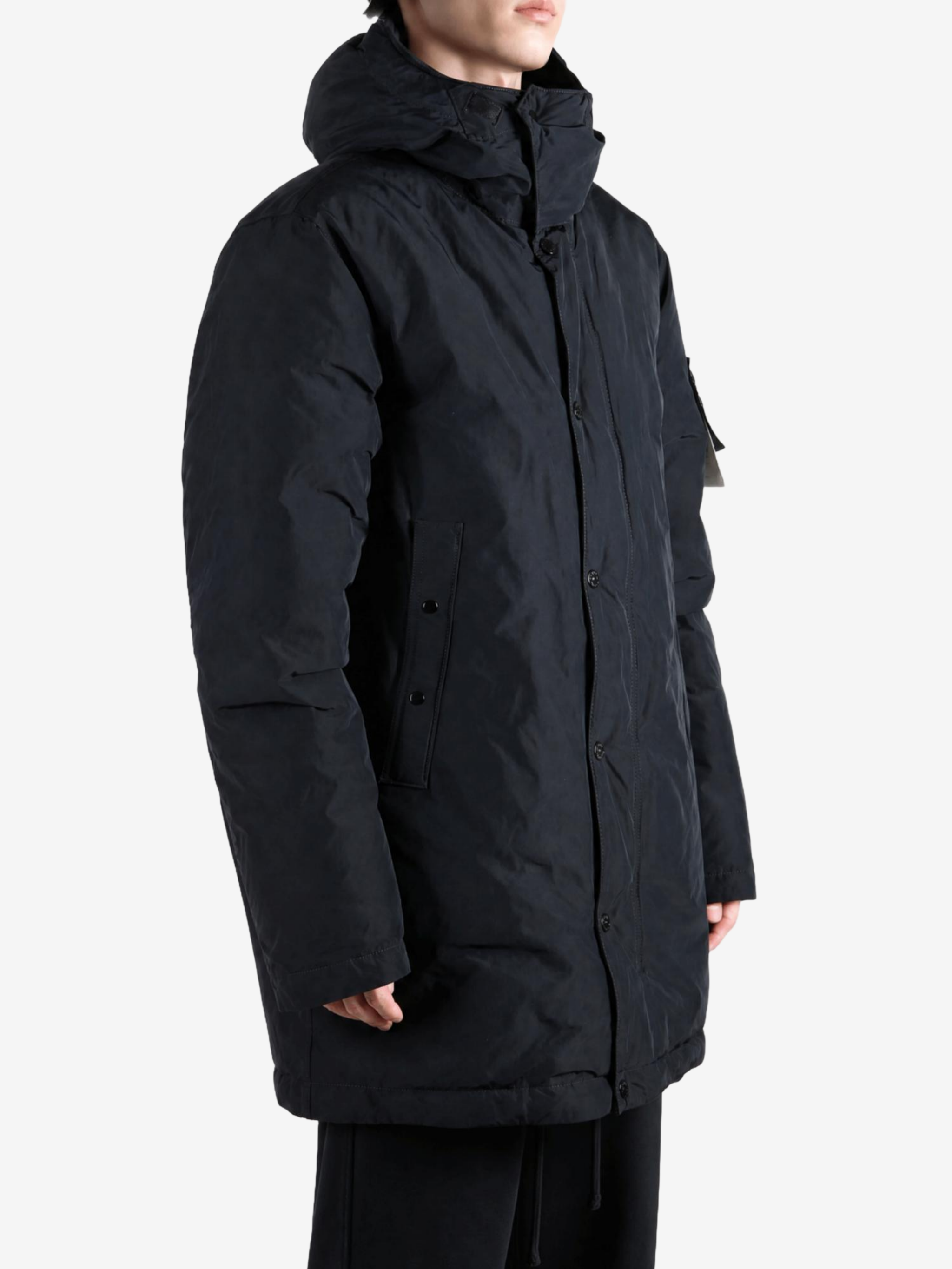 Black jacket, front view