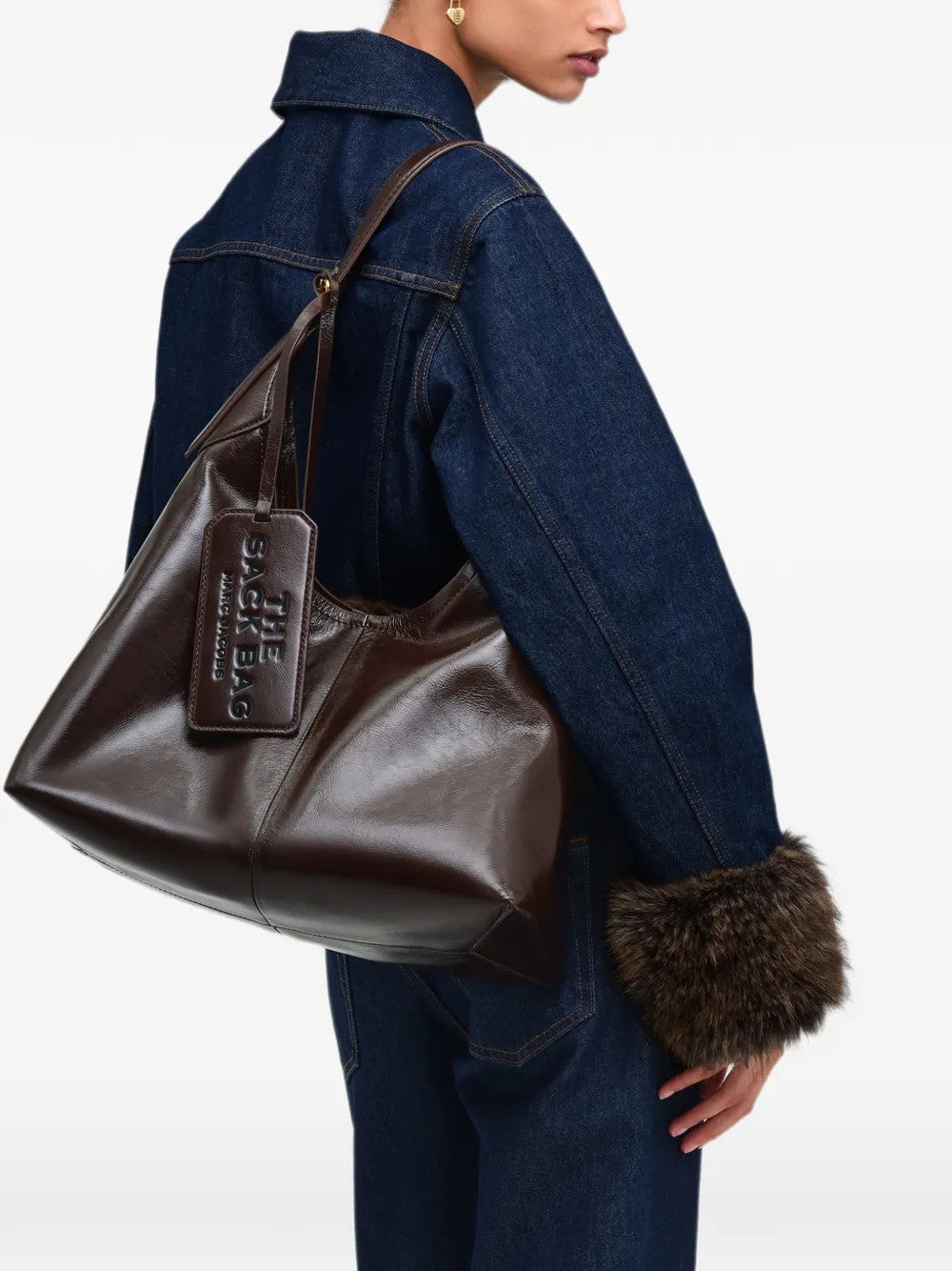 Brown bag, side view
