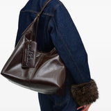 Brown bag, side view