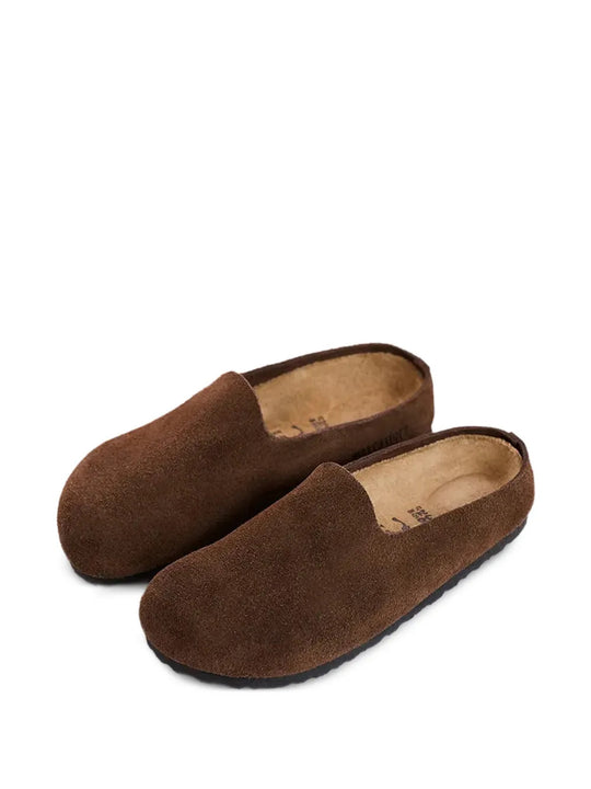 Brown sandals, front view