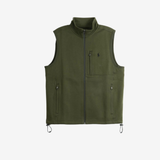 Green knitwear, front view