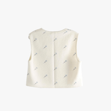 White jackets, back view