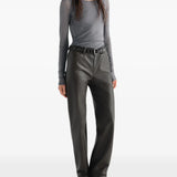 Grey top, full body view