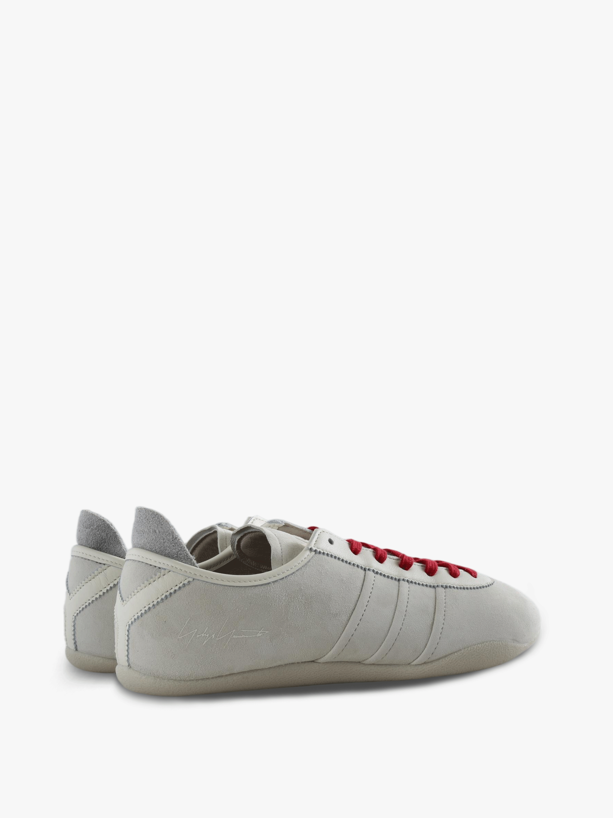 Grey shoes, side view