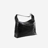 Black handbag,side view