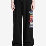 Black pants, full body view
