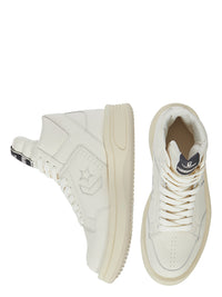 RICK OWENS DRKSHDW X CONVERSE - Leather Mid Turbowpn Sneaker