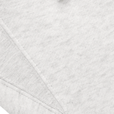 Close up of white pants, showing texture of the Cotton and Polyester fabric